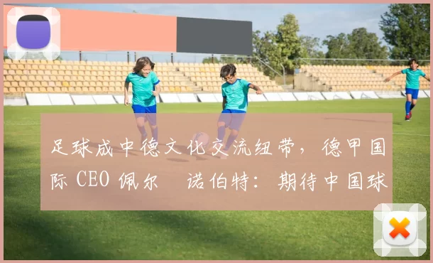 足球成中德文化交流纽带，德甲国际 CEO 佩尔・诺伯特：期待中国球员登场
